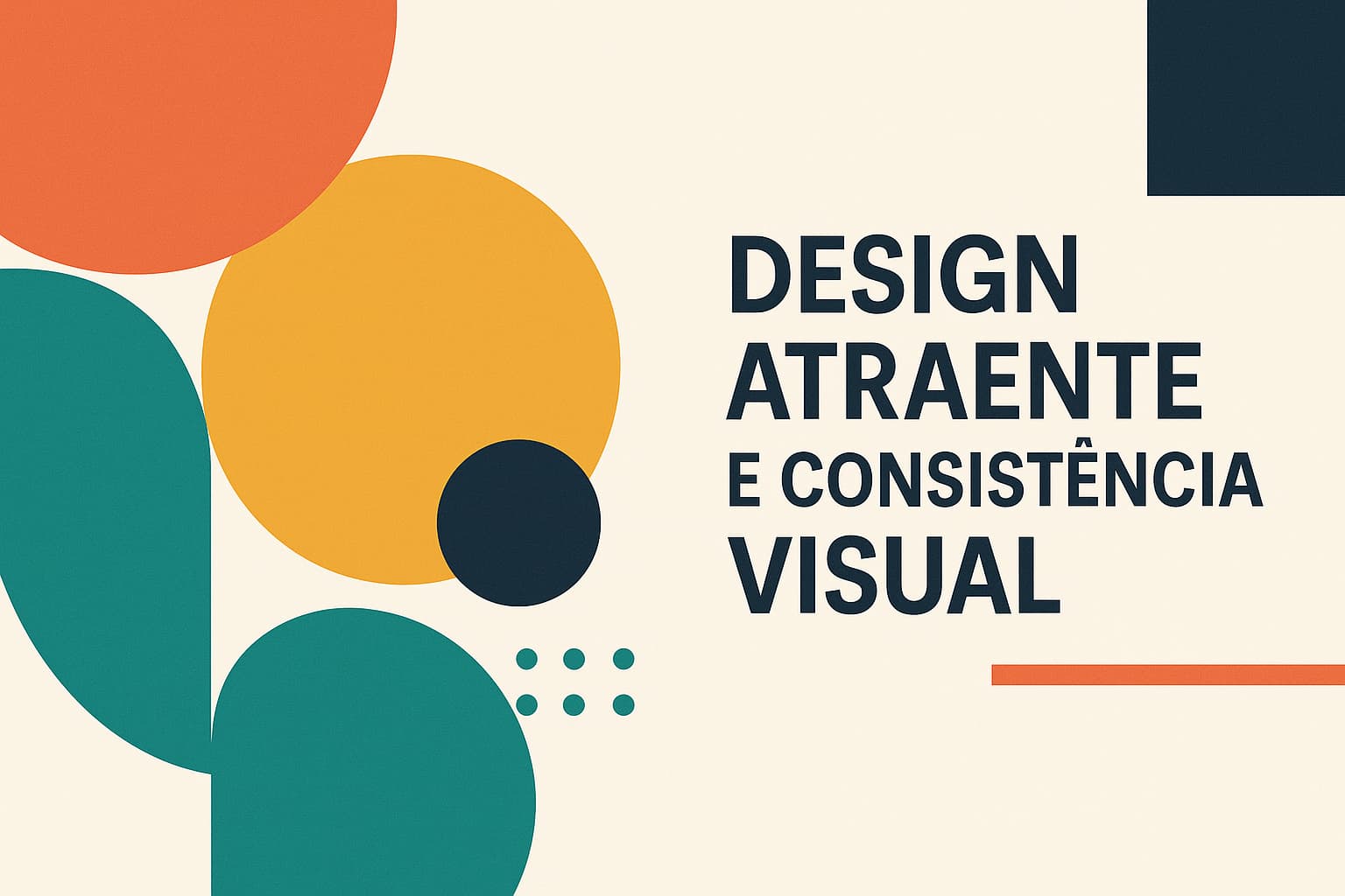 Design atraente e consistência visual