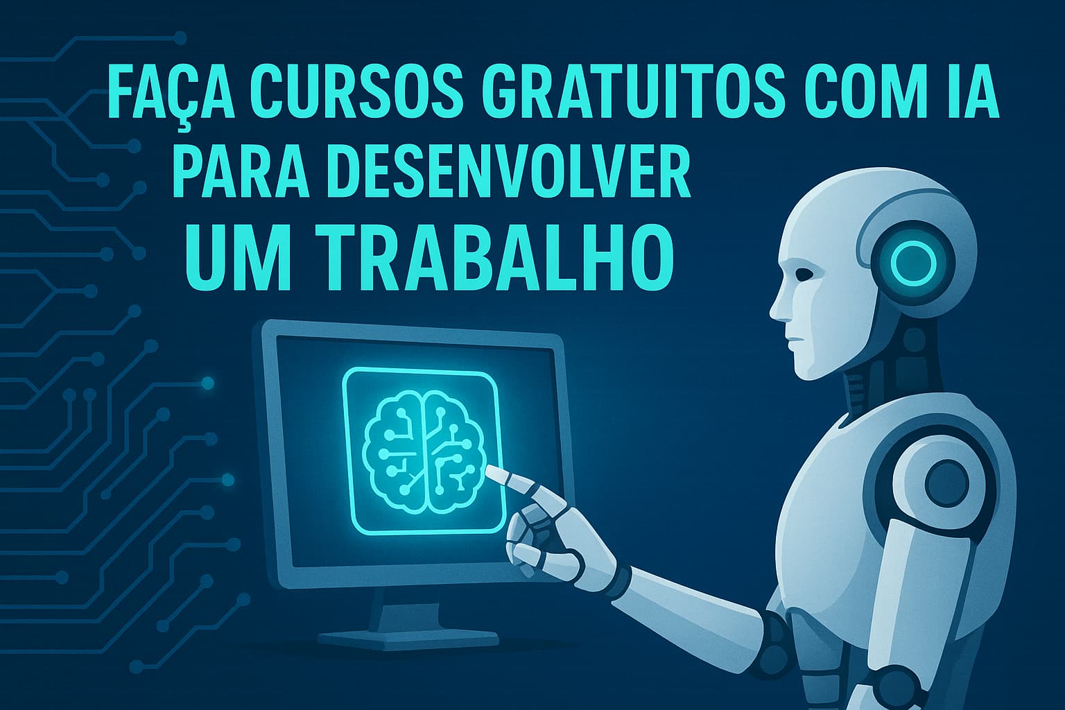 Faça cursos gratuitos com ia para desenvolver um trabalho