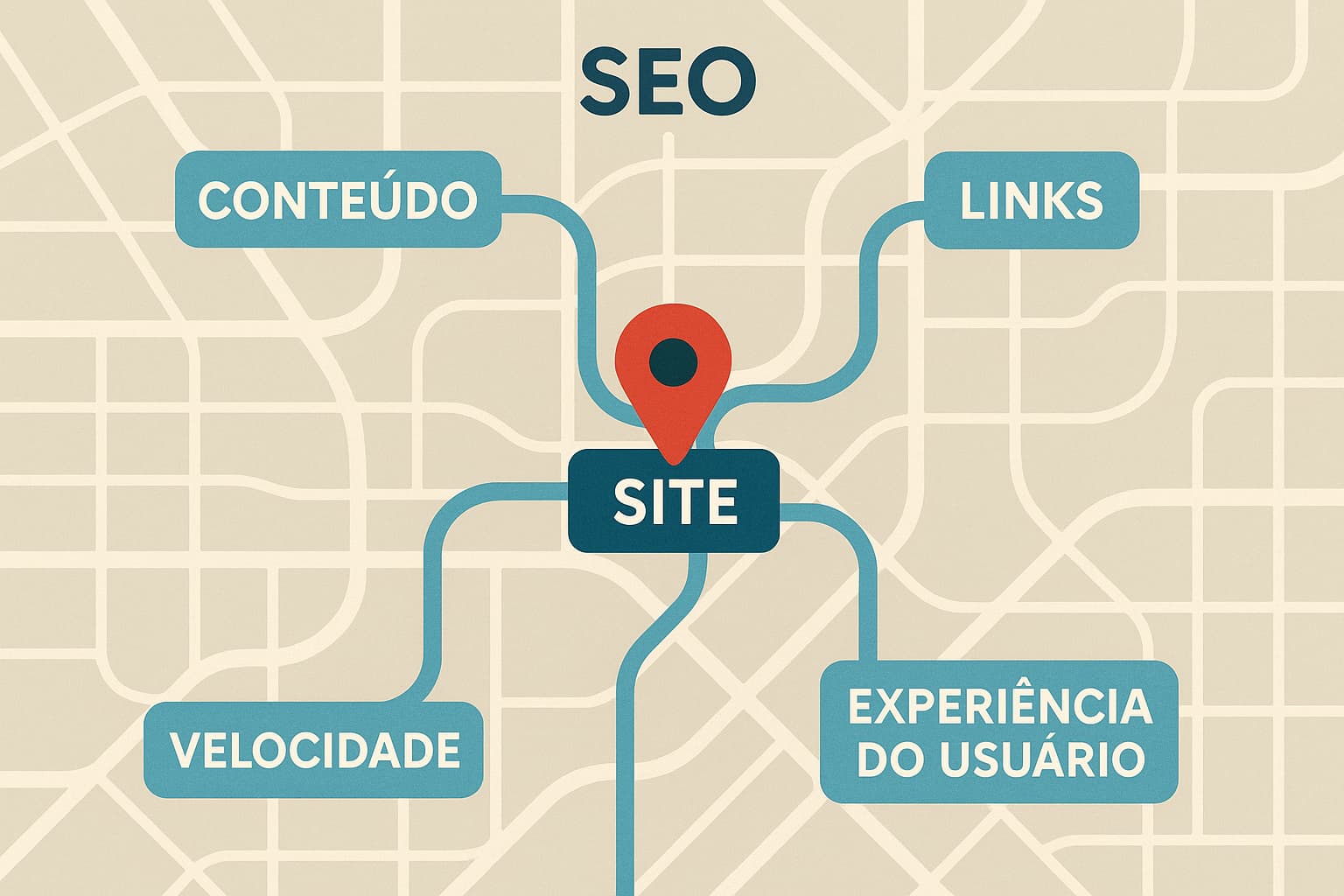 Mapa do seu mundo digital, seu guia SEO